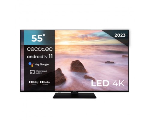 TV CECOTEC 55" LED 4K UHD FRAMELESS ANDROIDTV 11 ALU20055Z