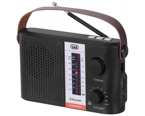 RADIO SOLAR PORTÁTIL BLUETOOTH USB MICRO SD TWS TREVI RA 7F25 BT