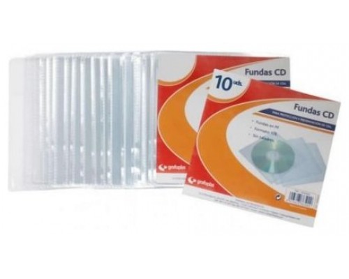 FUNDAS GRAFOPLAS CD 10UDS SIN TALAD