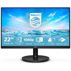 MONITOR PHILIPS V-LINE 221V8 21.5" FULL HD NEGRO