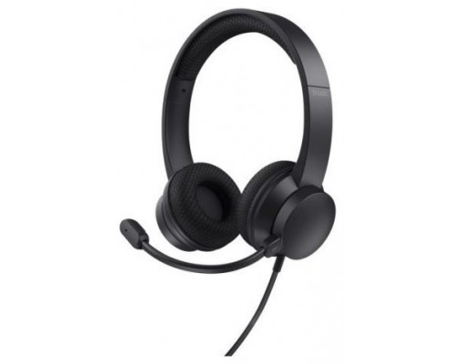 AURICULARES TRUSTR HS-260 USB ENC BK