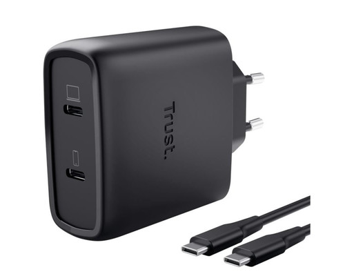 CARGADOR TRUSTGA MAXO 65W BK 2C