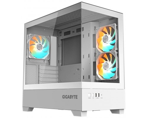 CAJA GIGABYTE M-ATX C201PI 3XVENT 120MM BLANCA