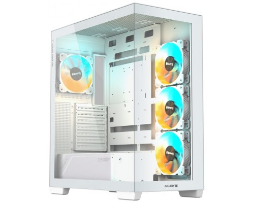 CAJA GIGABYTE C500 PANORAMIC STLEATH ATX 4 VENT 120MM BLANCA