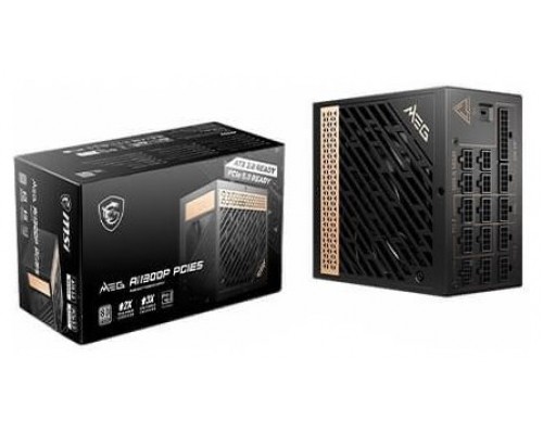 FUENTE ALIMENTACION MSI MEG AI1300P PCIE5 1300W 80 PLUS PLATINUM