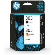 TINTA HP 305 PACK COLOR NEGRO