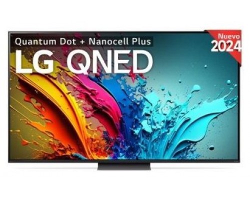 TV LG 75" 75QNED87T6B UHD QDOT+NANOCELL