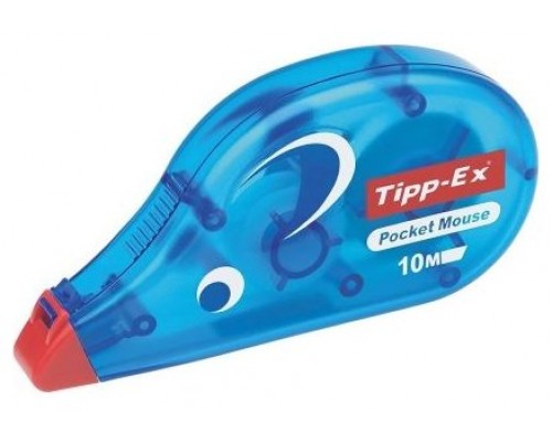 CORRECTOR ESCRITURA TIPPEX BIC POCKET MOUSE 10U