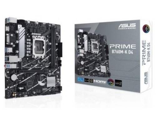 PLACA BASE ASUS PRIME B760M-K D4 1700 MATX 4XDDR4