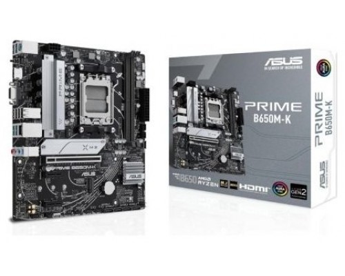 PLACA BASE ASUS PRIME B650M-K AM5 MATX 2XDDR5