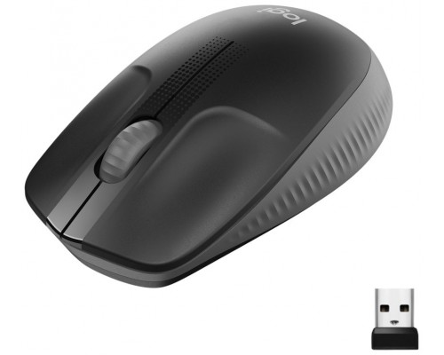 RATON LOGITECH M190 INALAMBRICO NEGRO GRIS