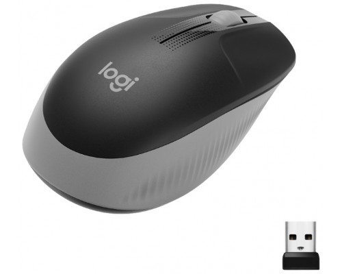 RATON LOGITECH M190 INALAMBRICO NEGRO GRIS