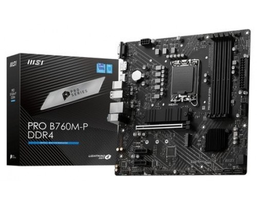 PLACA BASE MSI B760M-P 1700 MATX 4XDDR4