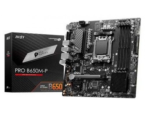 PLACA BASE MSI PRO B650M-P AM5 MATX 4XDDR5