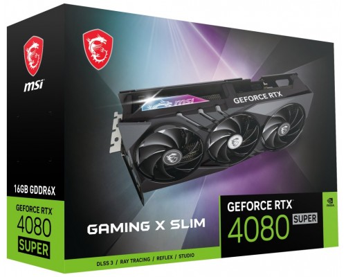 TARJETA GRAFICA MSI RTX 4080 SUPER 16GB GAMING X SLIM