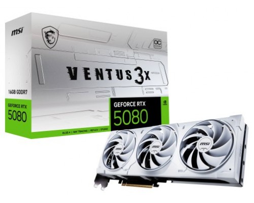 TARJETA GRAFICA MSI RTX 5080 16G VENTUS 3X OC WHITE