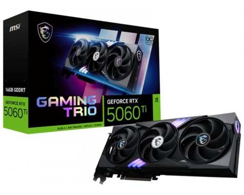 TARJETA GRAFICA MSI RTX 5060 TI 16G GAMING TRIO OC