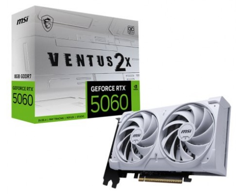 TARJETA GRAFICA MSI RTX 5060 8G VENTUS 2X OC WHITE