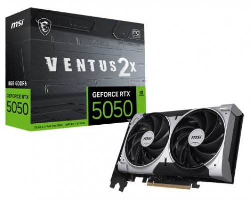 TARJETA GRAFICA MSI RTX 5050 8G VENTUS 2X OC