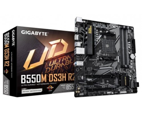 PLACA BASE GIGABYTE B550M DS3H R2-DU16 PLACA BASE GIGABYTE B550M DS3H R2