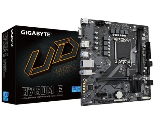 PLACA BASE GIGABYTE B760M E DDR5 7200 MHz