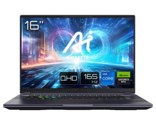 PORTATIL GIGABYTE AORUS 16X 19KG-43ESC94SD I7-13650HX 16GB 1TB RTX4060 16" FreeD