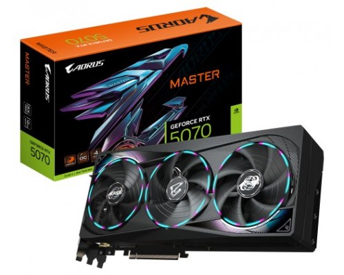 TARJETA GRAFICA GIGABYTE 5070 AERO OC 12GB NEGRO GDDR7
