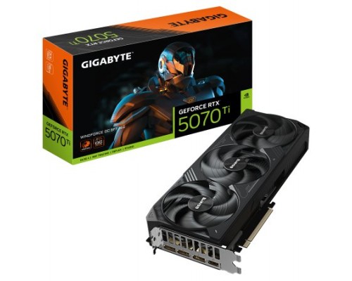 TARJETA GRA?FICA GIGABYTE  RTX 5070TI WINDFORCE OC SFF 16GB