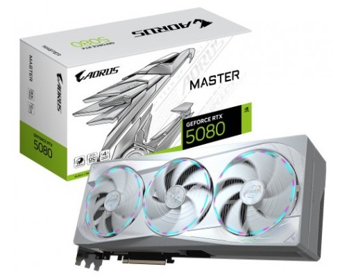 TARJETA GRAFICA GIGABYTE RTX 5080 MASTER ICE 16GB GDDR7