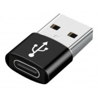 ADAPTADOR GEMBIRD USB AM A TIPO C HEMBRA, NEGRO