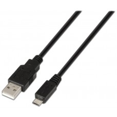 CABLE AISENS USB 2.0 TIPO A M-MICRO B M NEGRO 0.8M