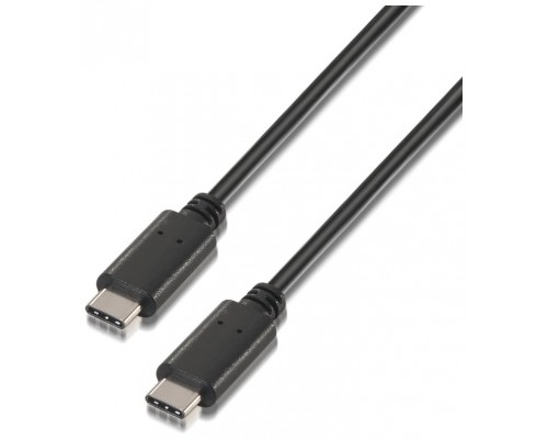 CABLE AISENS USB 2.0 3A TIPO USB-C M-USB-C M NEGRO 2.0M