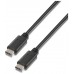 CABLE AISENS USB 2.0 3A TIPO USB-C M-USB-C M NEGRO 2.0M