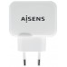CARGADOR USB 17W AISENS 5V 3.4A 2xUSB CON CONTROL AI BLANCO