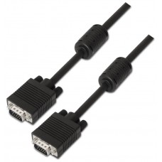 CABLE AISENS SVGA CON FERRITA HDB15/M-HDB15/M NEGRO 3.0M