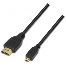 CABLE AISENS MICRO HDMI ALTA VELOCIDAD A/M-D/M NEGRO 1.8M