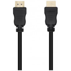 CABLE HDMI AISENS V1.4 ALTA VELOCIDAD 14+1 CCS A/M-A/M 1.0M NEGRO