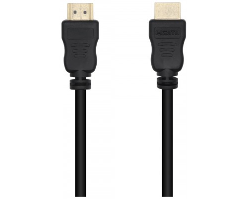 CABLE HDMI AISENS V1.4 ALTA VELOCIDAD 14+1 CCS A/M-A/M 1.0M NEGRO