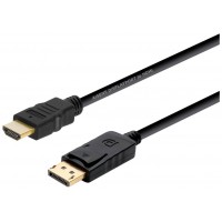 CABLE CONVERSOR AISENS DISPLAYPORT A HDMI DP/M-HDMI/M 2.0M