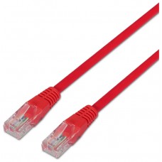 CABLE RED AISENS LATIGUILLO RJ45 CAT.5E UTP AWG24 ROJO 0.5M