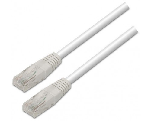 CABLE RED AISENS LATIGUILLO RJ45 CAT.5E UTP AWG24 BLANCO 1.0M