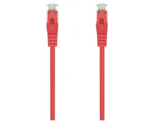 CABLE RED AISENS LATIGUILLO RJ45 LSZH CAT.6A UTP AWG24 30CM ROJO