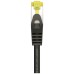 CABLE RED AISENS LATIGUILLO RJ45 LSZH CAT.7 SFTP PIMF 0.5M NEGRO