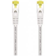 CABLE RED AISENS LATIGUILLO RJ45 LSZH CAT.7 SFTP PIMF 0.5M BLANCO