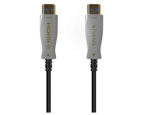 CABLE HDMI AISENS V2.0 OPTICO ACTIVO AOC 4K60HZ M/M 125M NEGRO