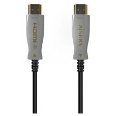 CABLE HDMI AISENS V2.0 OPTICO ACTIVO AOC 4K60HZ M/M 150M NEGRO