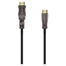 CABLE HDMI AISENS V2.1 OPTICO ACTIVO AOC DESMONTABLE 8K60HZ M/M 40M NEGRO