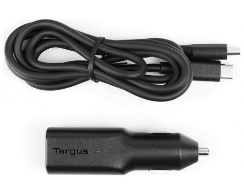 CARGADOR UNIVERSAL COCHE TARGUS PARA PORTATIL 45W TIPO C NEGRO