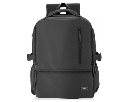 MOCHILA AISENS DEPORTIVA REPELENTE AL AGUA PORTATIL 15,6" NEGRO