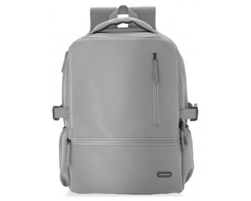 MOCHILA AISENS DEPORTIVA REPELENTE AL AGUA PORTATIL 15,6" GRIS